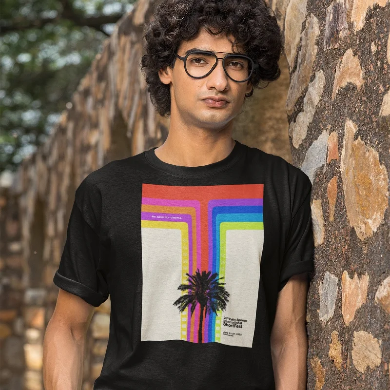 Unisex T-shirt - 2022 Palm Springs International ShortFest - Black