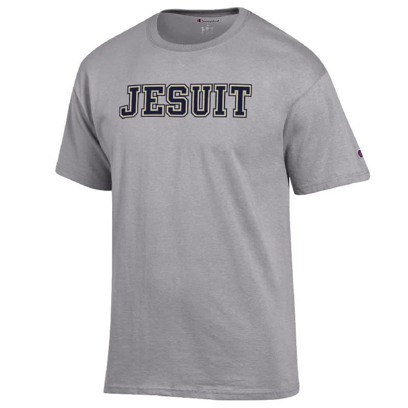 Big Jesuit Champion Short Sleeve Tee-Gray