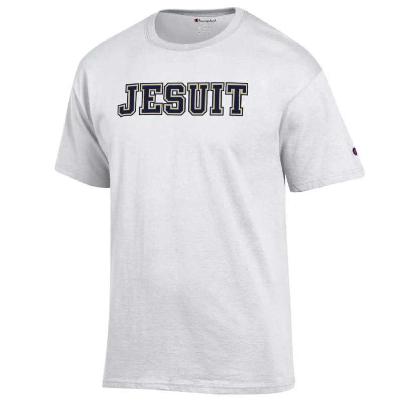 Big Jesuit Champion Short Sleeve Tee-White