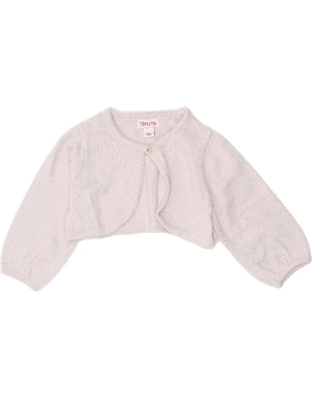 BRUMS Baby Girls Bolero Cardigan Sweater 0-3 Months Pink