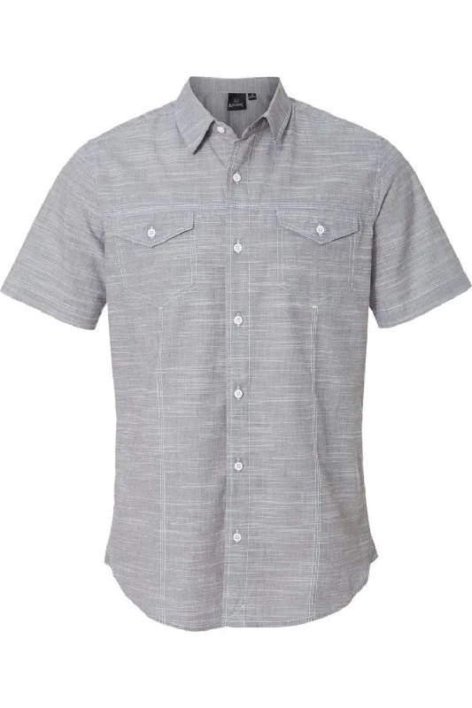 Burnside Textured Solid Short Sleeve Shirt