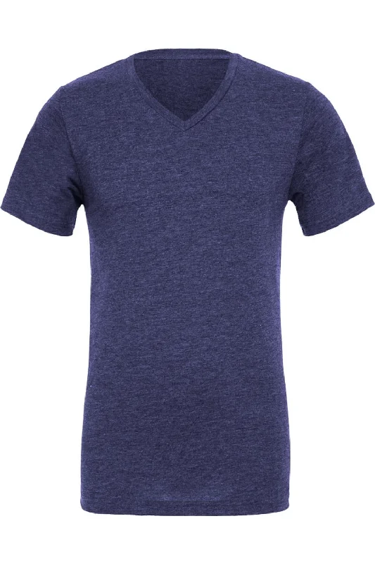 Canvas Mens Jersey Short Sleeve V-Neck T-Shirt