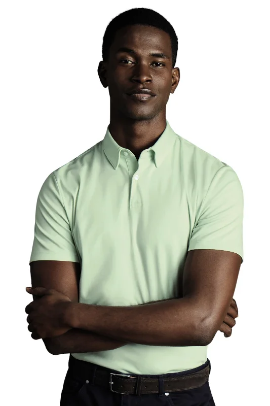 Charles Tyrwhitt Men's Plain Short Sleeve Jersey Polo