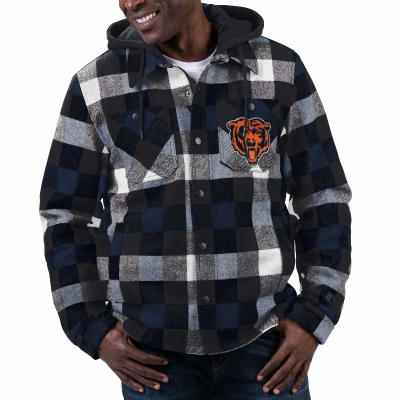 Chicago Bears Patrick Flannel Sherpa Jacket