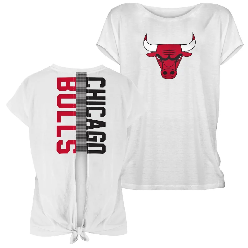 Chicago Bulls Short Sleeve Scoop Tie T-Shirt