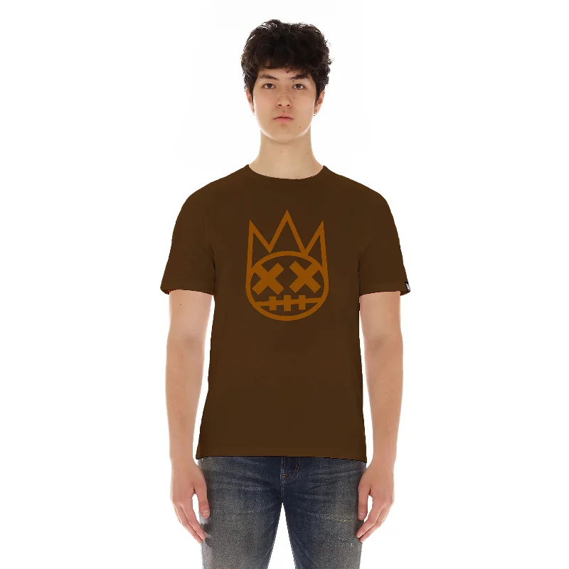 Cult's Shimuchan Short Sleeve Crew Neck Tee in Brown