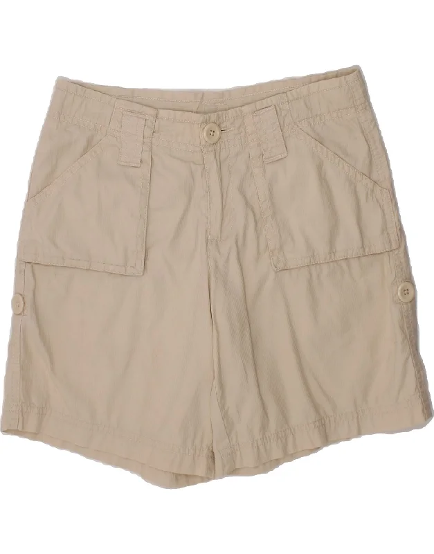 GAP Girls Cargo Shorts 11-12 Years W26  Beige Cotton