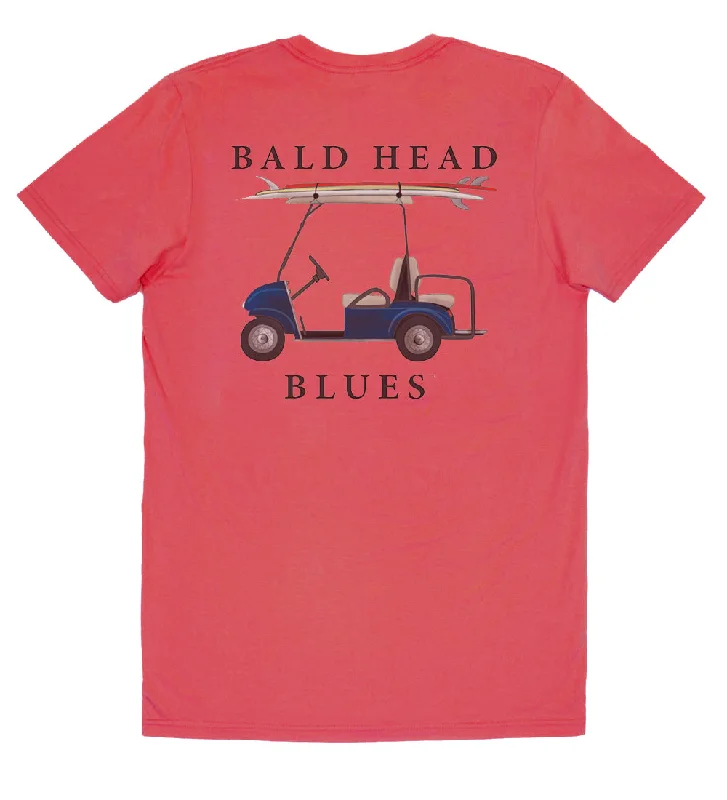 Island Tee - Short Sleeve Golf Cart - Red