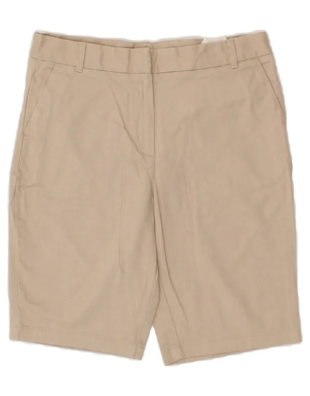 IZOD Girls Chino Shorts 13-14 Years W30 Beige Cotton