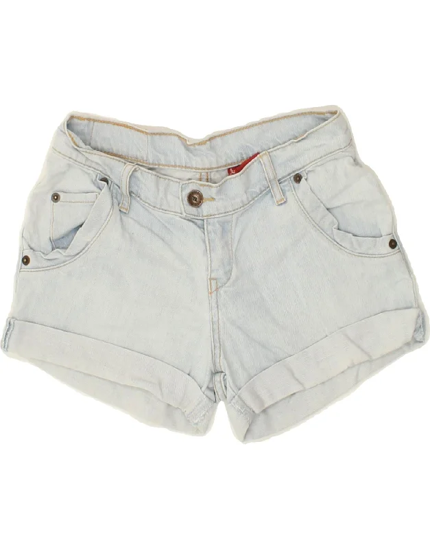 LEVI'S Girls Denim Shorts 11-12 Years W26  Blue