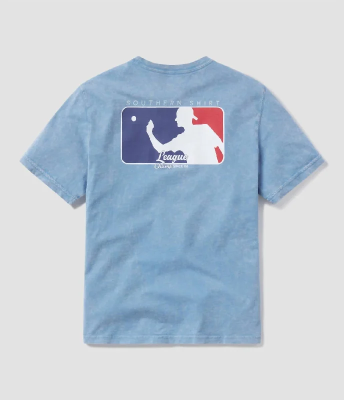 Men's Major League Short Sleeve Tee In Deep Blue