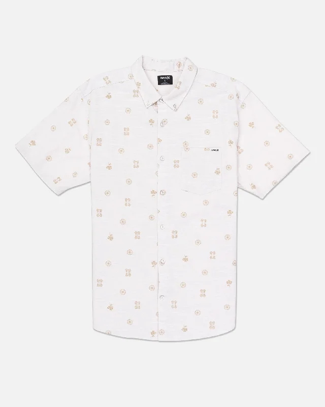 One And Only Stretch Print Short Sleeve Shirt