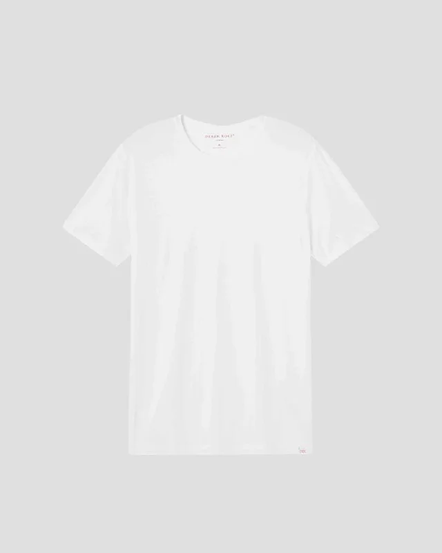 Basel Micro Modal Stretch short sleeve - White