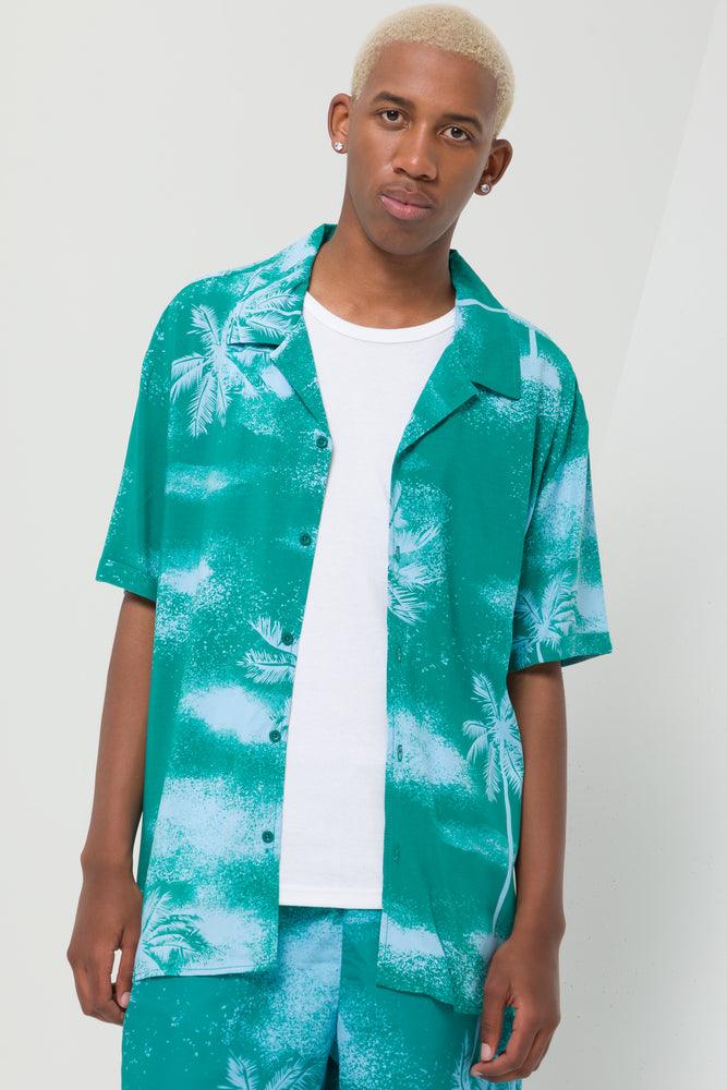 Short Sleeve Shirt Teal