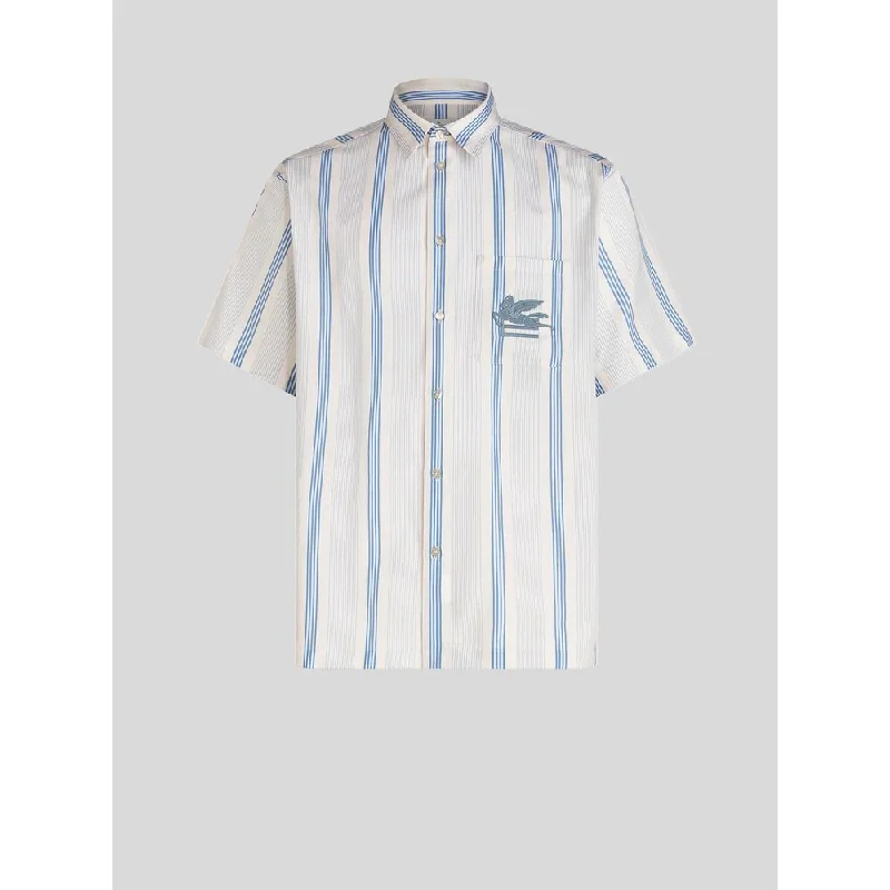 SHORT-SLEEVED STRIPED SHIRT