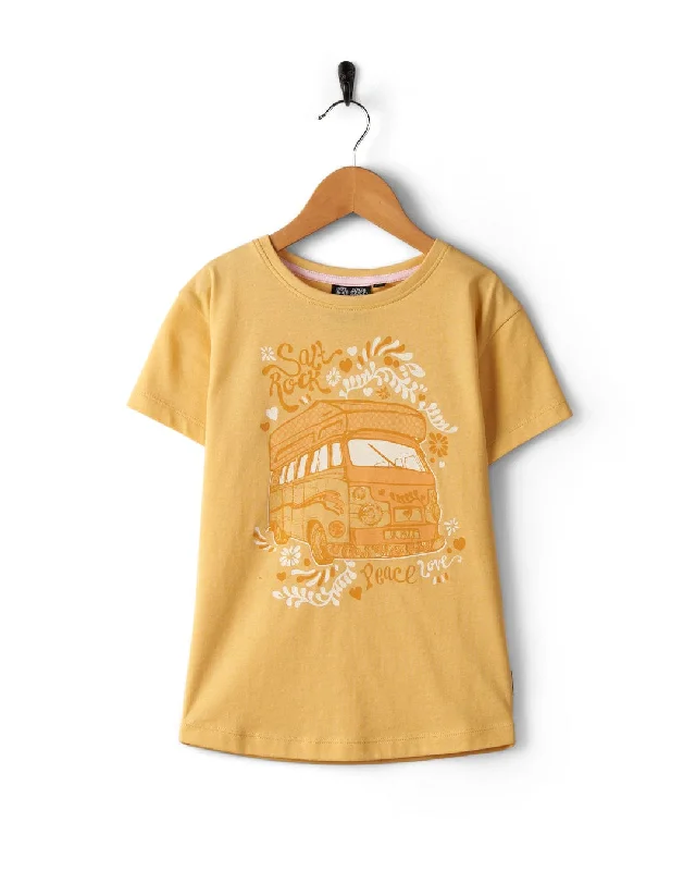 Tahiti Van  - Kids Short Sleeve T-Shirt - Yellow