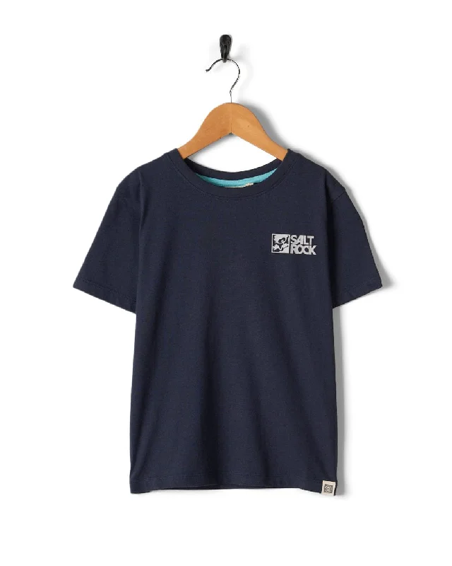 Tok Corp - Recycled Kids Short Sleeve T-Shirt - Dark Blue