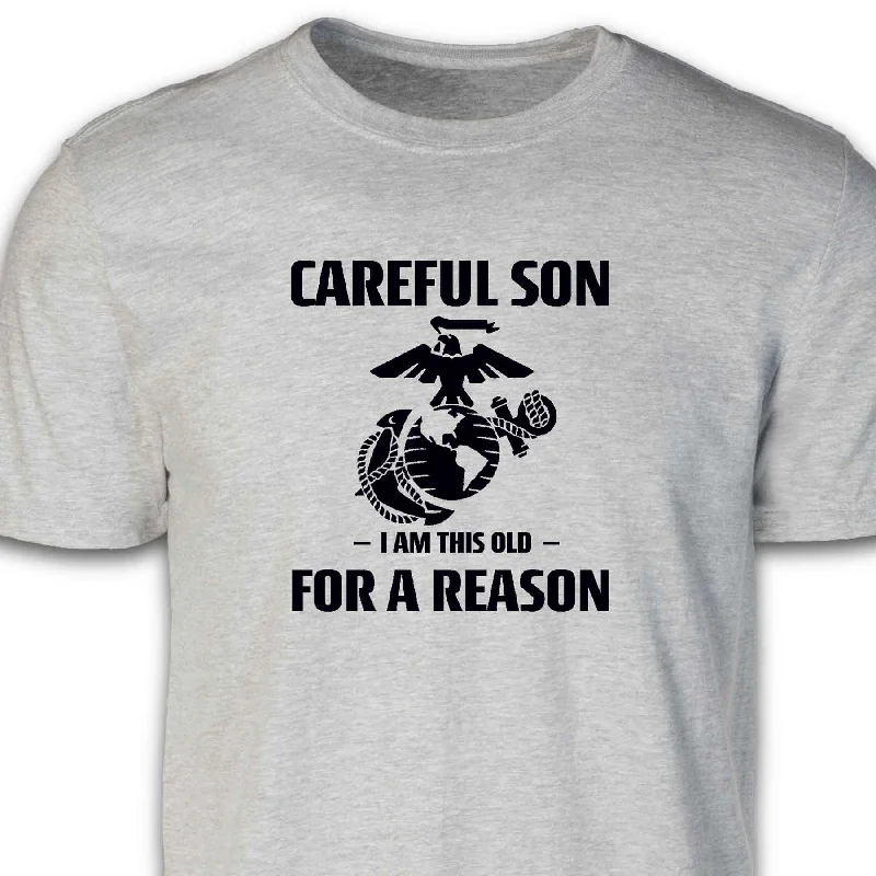 Marine Graphic 'Careful Son' Short-Sleeve T-shirt