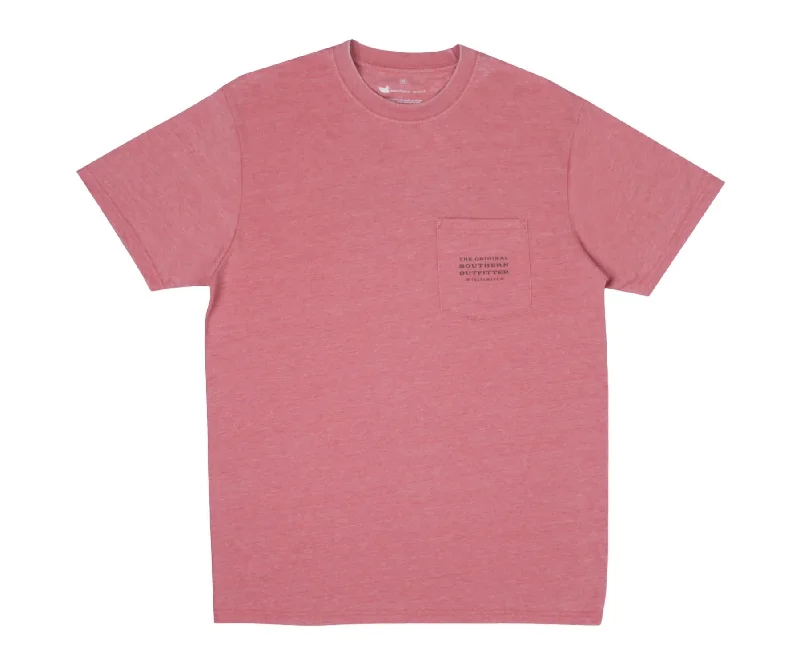 Unisex Seawash Onward Bound Short Sleeve Tee In Rhubarb