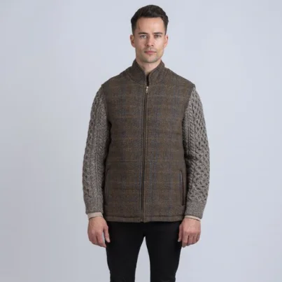 Hunting Tweed-Brown Sleeves