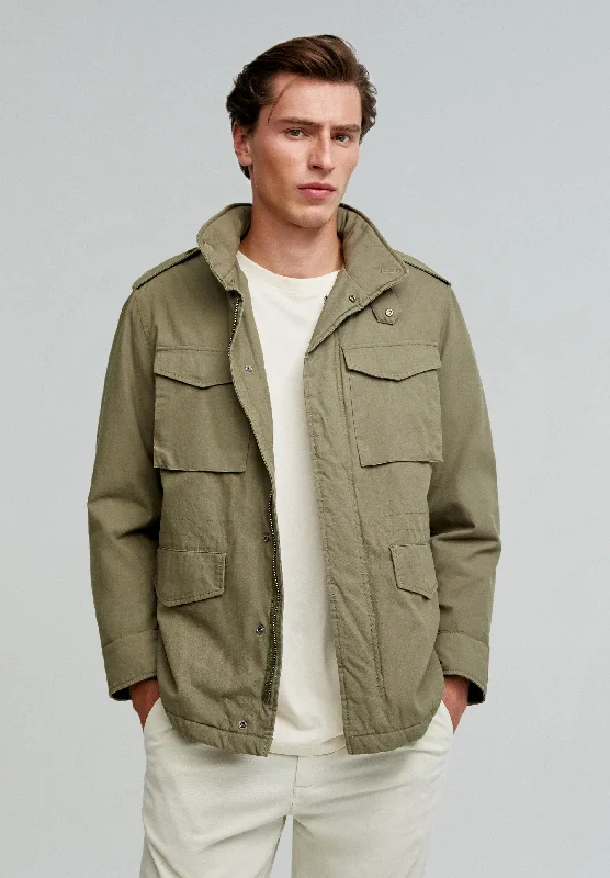 MILITARY JACKET WITH POCKETS