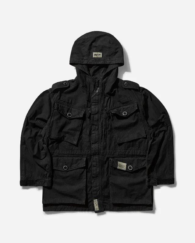 Men's Ripstop Smock Jacket Black