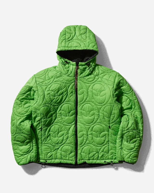 Men's Alien-O Reversible Quilted Liner Jacket Green / Black