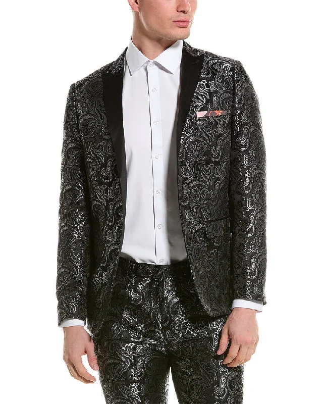 Paisley & Gray Grosvenor Slim Peak Tuxedo Jacket