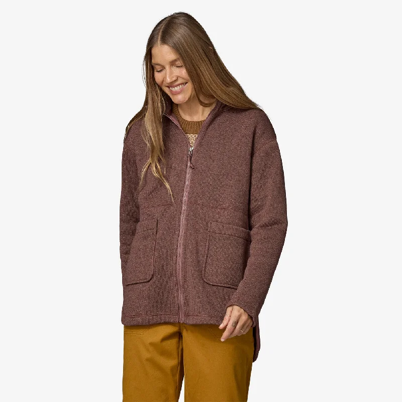 Women's Better Sweater Oversized Fleece Coat - Dulse Mauve