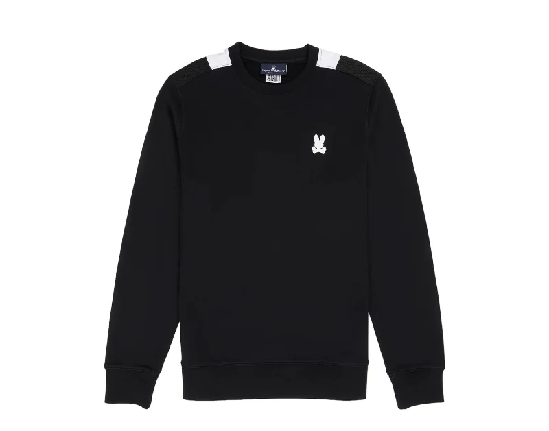 Psycho Bunny Men's Wilkes Sweatshirt Black/White B6S259W1FT-BLK