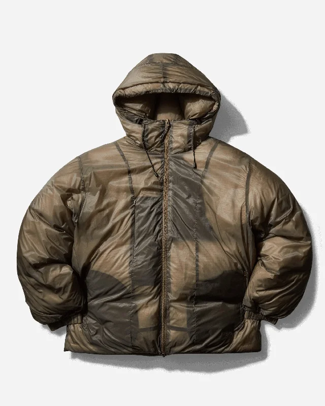 Men's Smooth Down Jacket Taupe