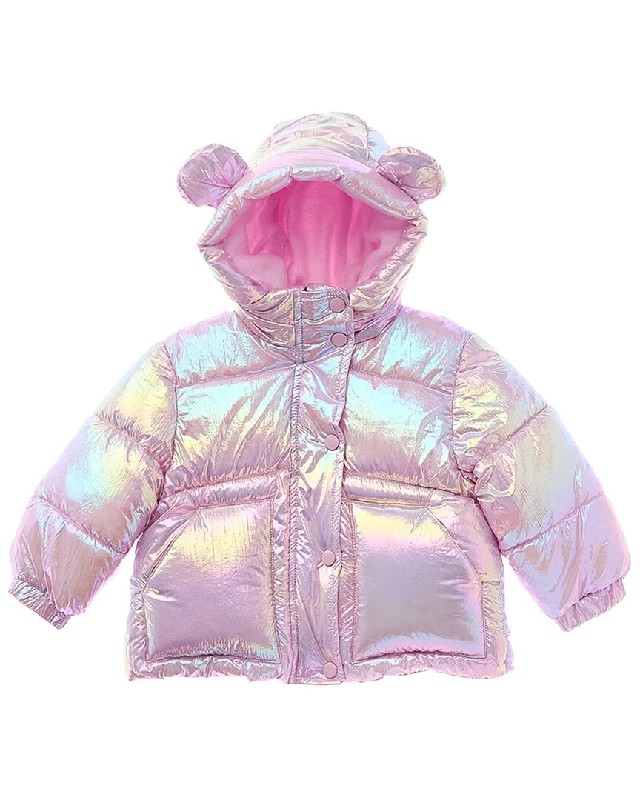 Rothschild Kids Crinkle Metallic Puffer Jacket