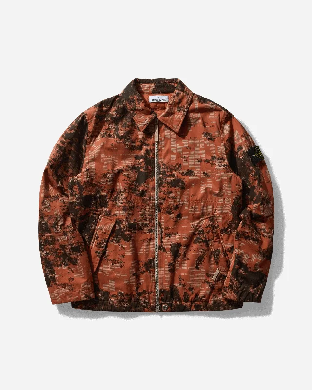 Men's Camouflage Cotton Canvas Jacket Orange