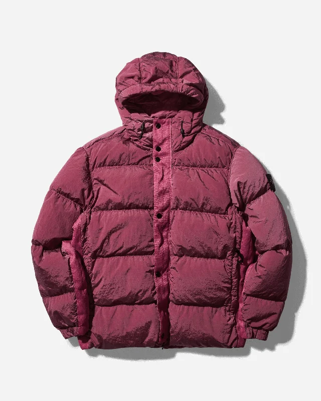 Men's Nylon Metal Hooded Down Jacket Rose Quartz