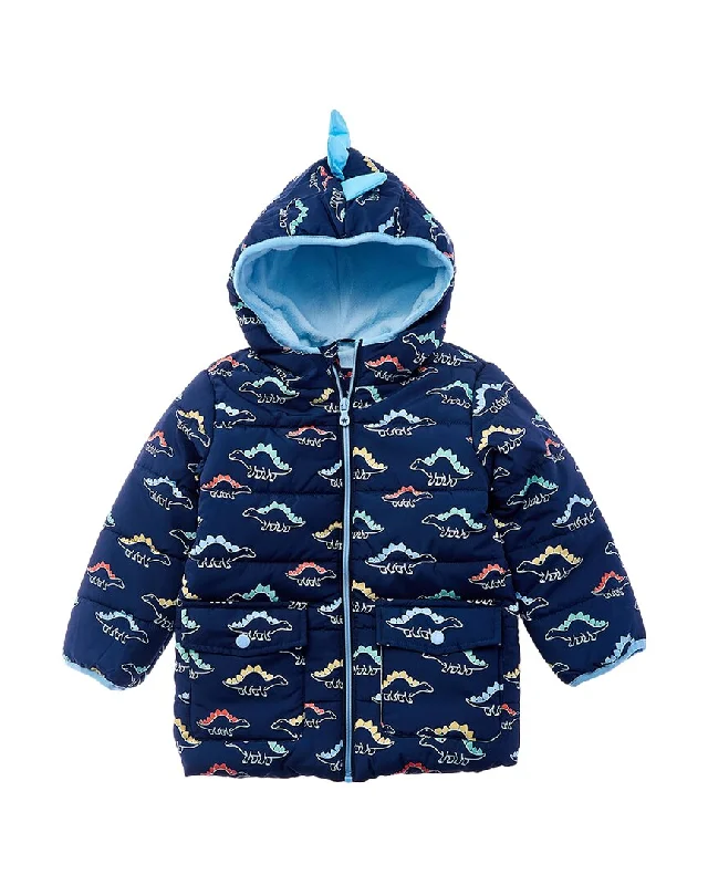 Wippette Colorful Dino Quilted Puffer Jacket