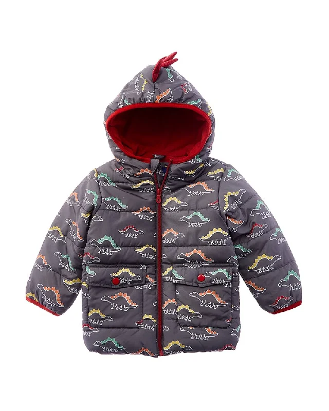 Wippette Colorful Dino Quilted Puffer Jacket