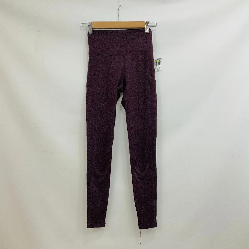 Athletic Leggings By Aerie In Purple, Size: Xs