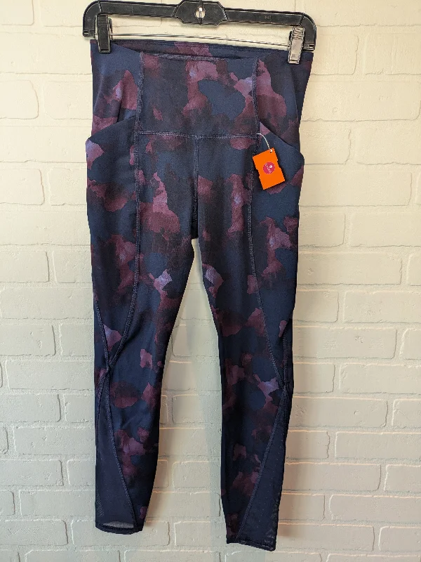 Athletic Leggings By All In Motion In Floral, Size: 4