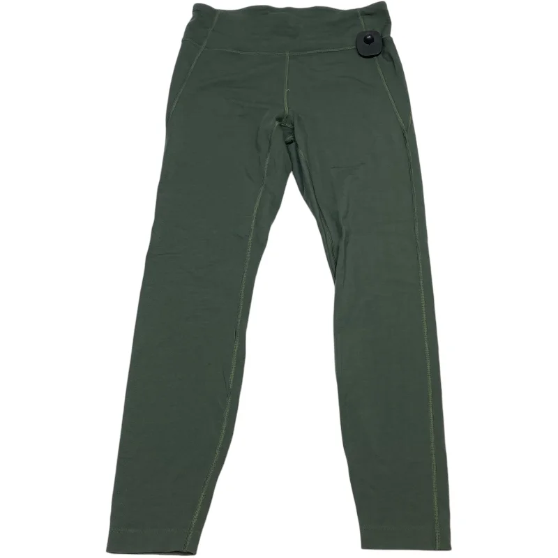 Athletic Leggings By Allbirds In Green, Size: M