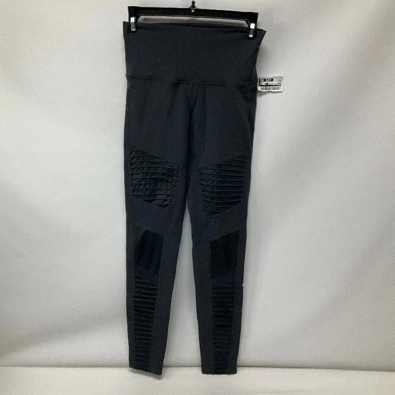 Athletic Leggings By Alo In Grey, Size: S