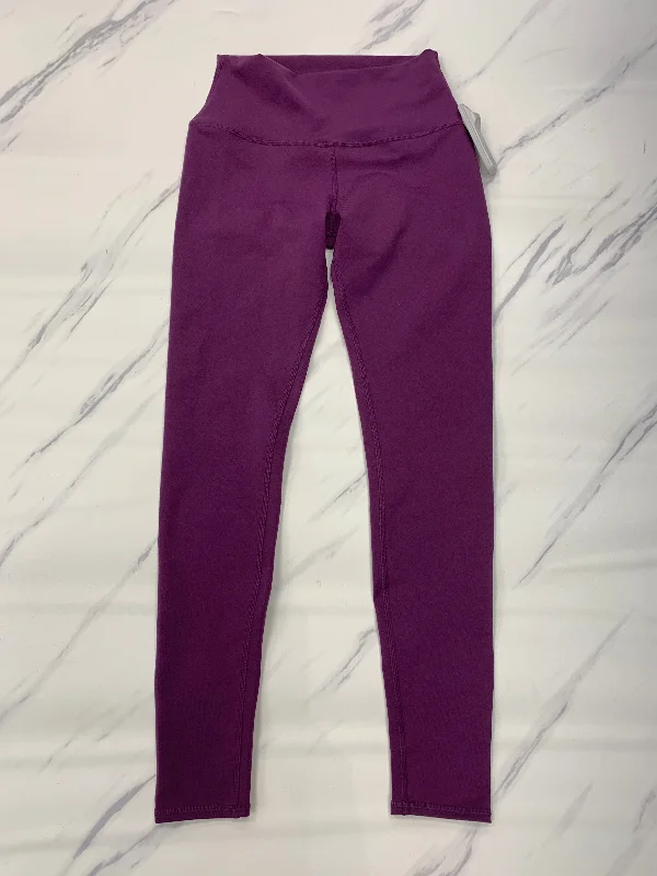 Athletic Leggings By Alo In Purple, Size: S