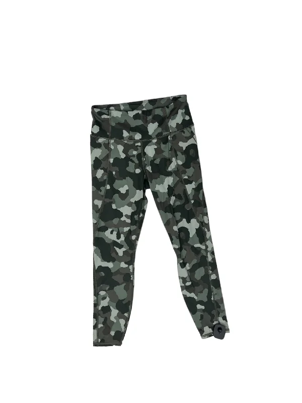 Athletic Leggings By Athleta In Camouflage Print, Size: S