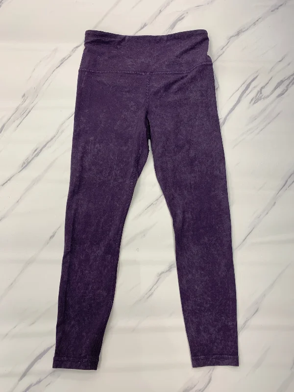 Athletic Leggings By Athleta In Purple, Size: S