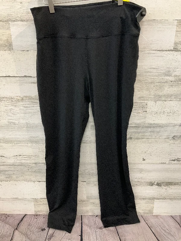 Athletic Leggings By Avia In Black, Size: L