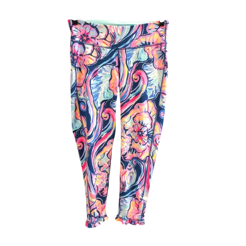 Athletic Leggings By Lilly Pulitzer In Pink & Purple, Size: S