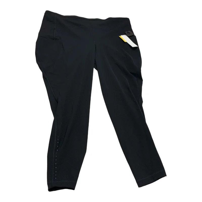 Athletic Leggings By Lululemon In Black, Size: 2x