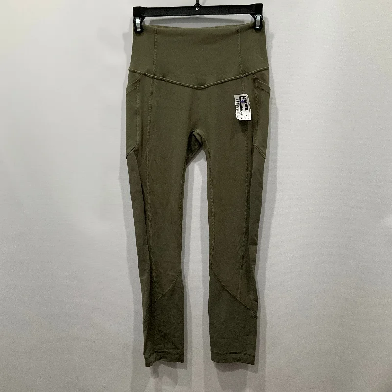 Athletic Leggings By Lululemon In Green, Size: 4