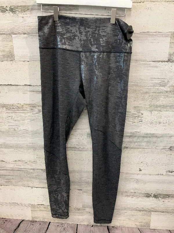 Athletic Leggings By Lululemon In Grey, Size: 10