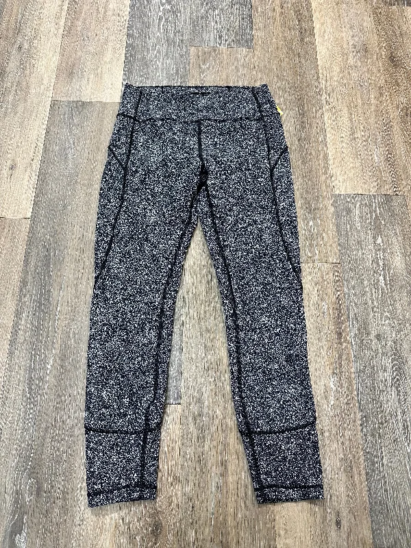 Athletic Leggings By Lululemon In Grey, Size: 8