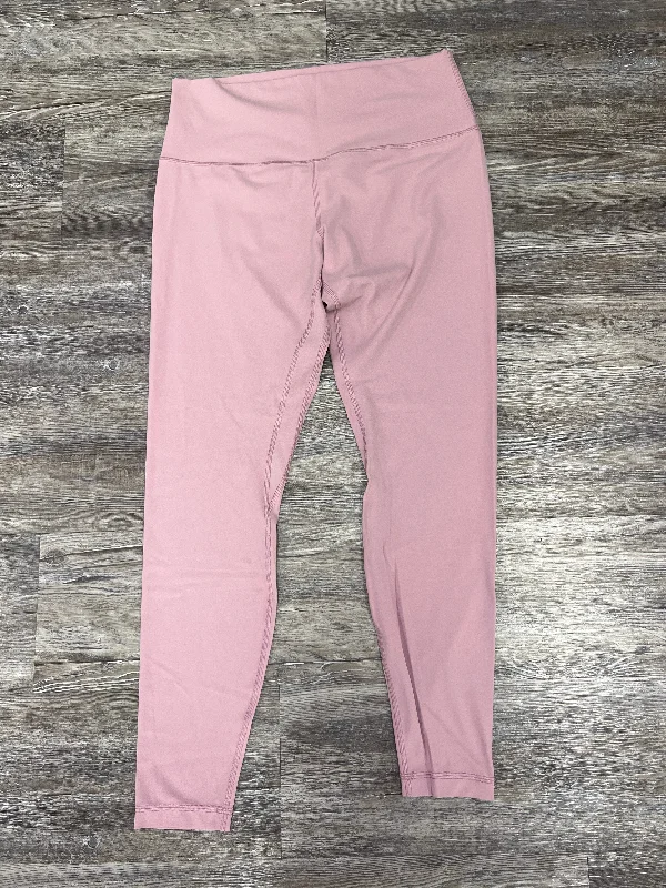 Athletic Leggings By Lululemon In Pink, Size: 12